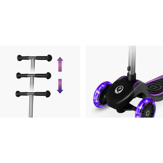 Trotineta QPLAY Future Eco, violet, 3 image