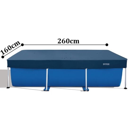 Husa pentru piscine cu cadru metalic dreptunghiular INTEX, 260х160 cm, 3 image