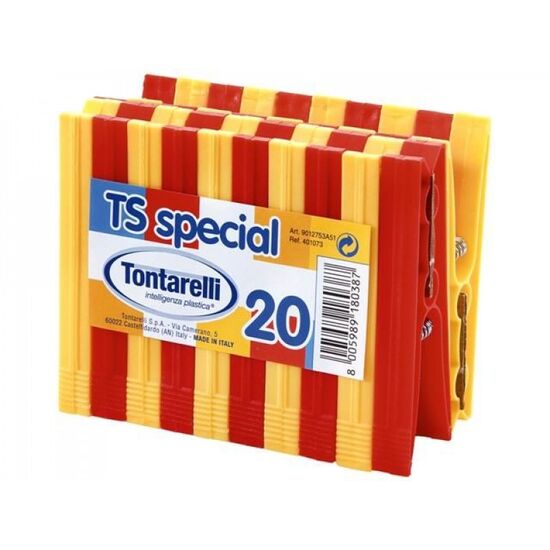 Набор прищепок TS Special, пластик, 20шт