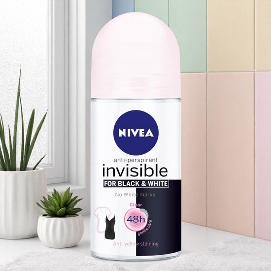 Дезодорант ролл-он NIVEA Черный и Белый, для женщин, 50 мл