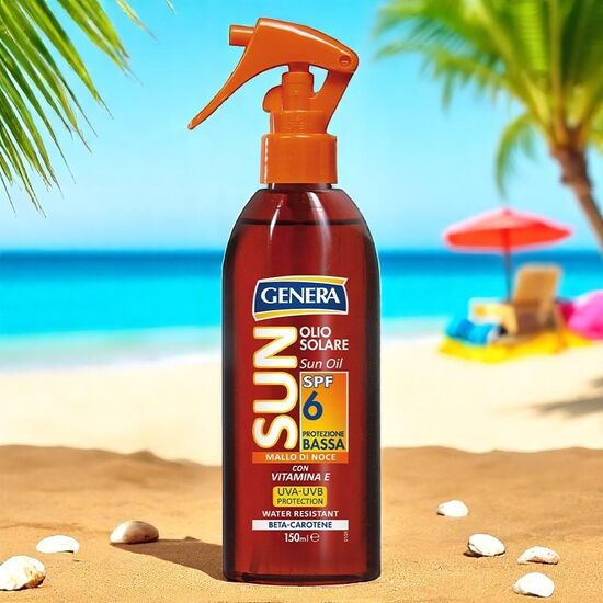 Ulei pentru bronzat GENERA SPF6, cu vitamina E, 150 мл