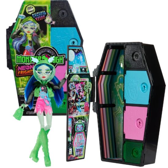 Игровой набор MATTEL Monster High Neon Fright "Гулия Йелпс и Секреты в ее шкафу ", изображение 2