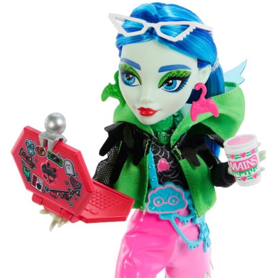 Игровой набор MATTEL Monster High Neon Fright "Гулия Йелпс и Секреты в ее шкафу ", изображение 4