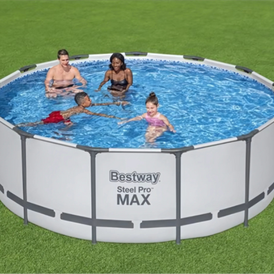 Piscina BESTWAY STEEL PRO MAX, 396х122 cm, 12690 L, cadru metalic, 6 image