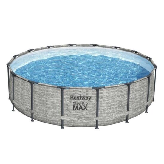 Piscina BESTWAY STEEL PRO MAX, 488х122 cm, 19480 L, cadru metalic, 2 image