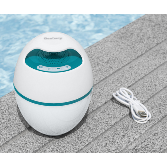 Boxa plutitoare Bluetooth BESTWAY, cu iluminare LED, pentru piscina, 3 image