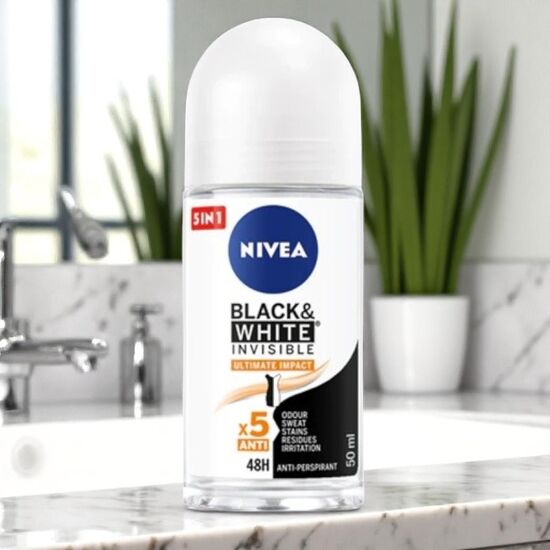 Дезодорант роликовый NIVEA B&W Ultimate Impact, 50 мл
