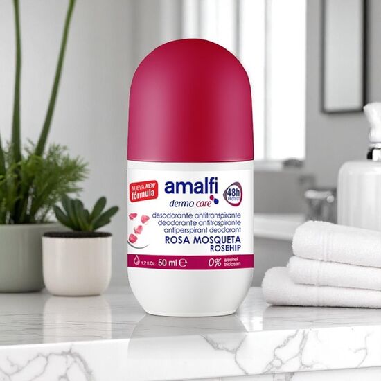 Дезодорант-Антиперспирант ролл-он AMALFI Rosehip, 50 мл