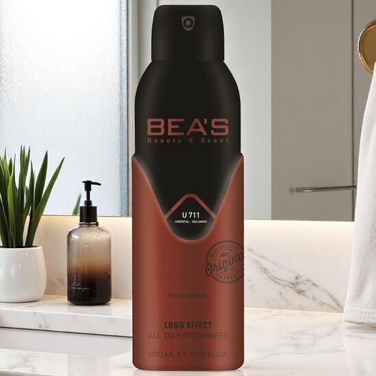 Дезодорант-спрей BEA'S U 711E, Еловая смола и Кедр, универсальный, 200 мл
