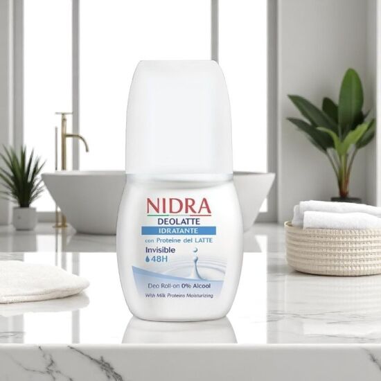 Deodorant Roll-on p/u femei, Nidra Hidratant Latte 50 ml