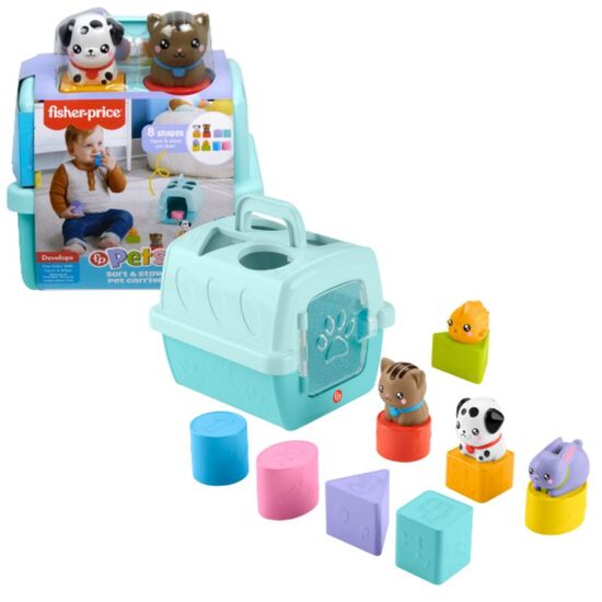 Jucarie de sortare a formelor FISHER PRICE „Transportor de animale”