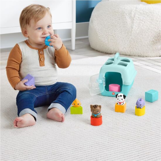 Jucarie de sortare a formelor FISHER PRICE „Transportor de animale”, 2 image