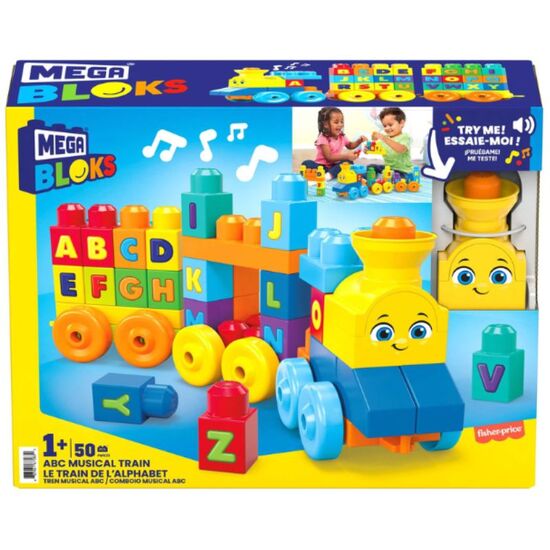 Конструктор FISHER PRICE Mega Bloks, Музыкальный паровозик, изображение 7