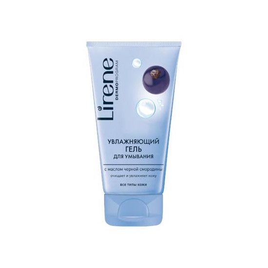 Gel de curatare pentru fata LIRENE, hidratant, cu ulei de coacaza neagra, 150 ml, 2 image