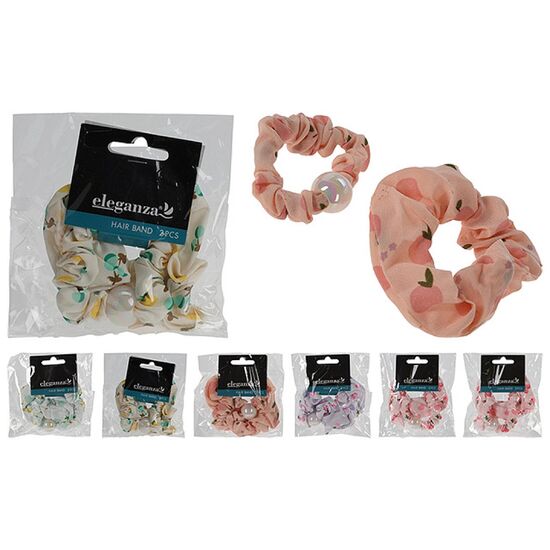 Set elastice pentru par Eleganza, 10-8 cm, 2 buc