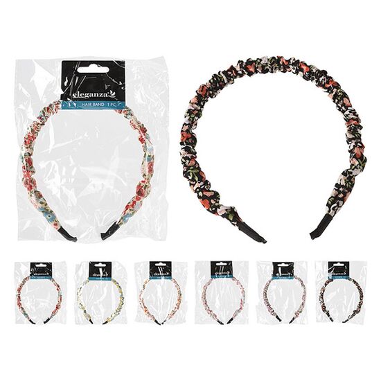 Bentita textil pentru par Eleganza, 15х11 cm