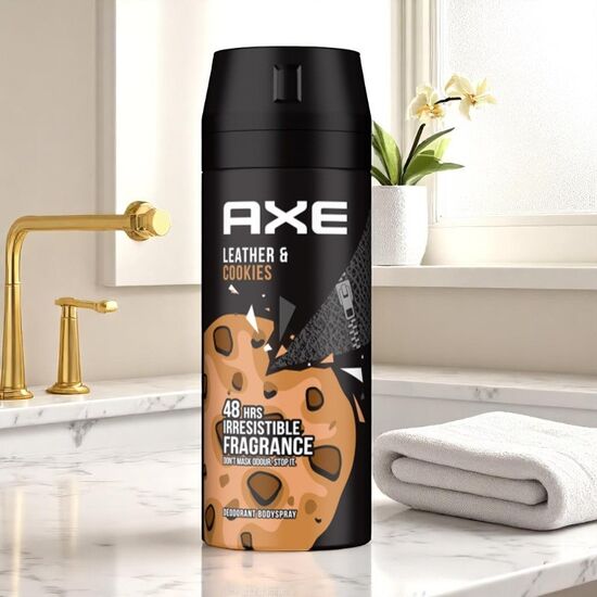 Дезодорант AXE Leather+cookies, аэрозоль, 150 мл
