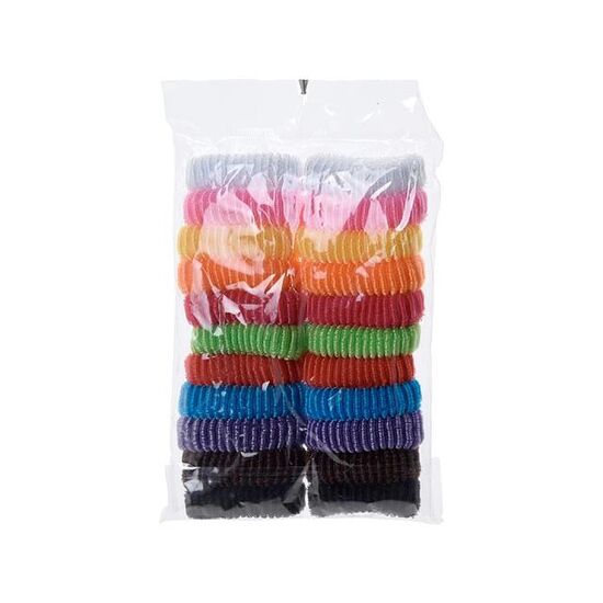 Set elastice pentru par Eleganza, voluminos, 11 culori, 22 buc