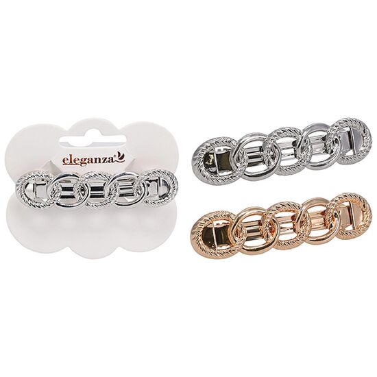 Agrafa pentru par Eleganza Noduri, 7.5 cm, metal