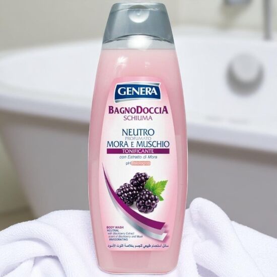 Gel de dus GENERA neutru, mure si mosc 1000 ml