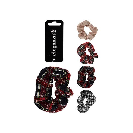 Elastic pentru par Eleganza, textil, voluminos, 9 cm