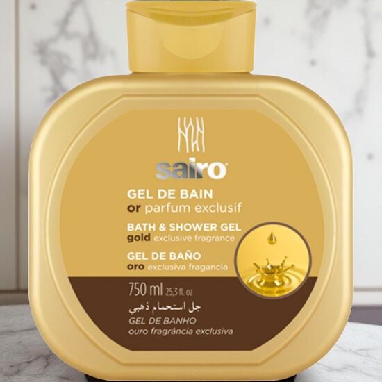 Gel de dus si baie Sairo Gold Exclusive Fragrance 750 ml