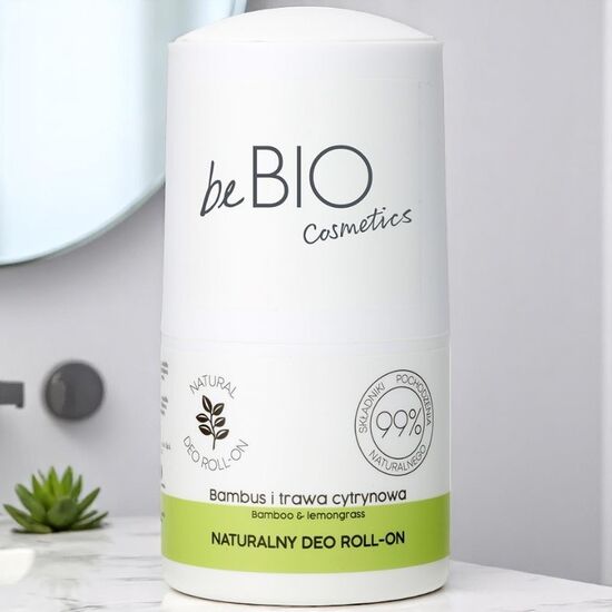 Deo roll-on beBIO Lemongrass si Bambuc, 50 ml