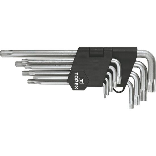 Ключи TOPEX Torx, длинные, T10-T50, (1наб-9шт), 35D961