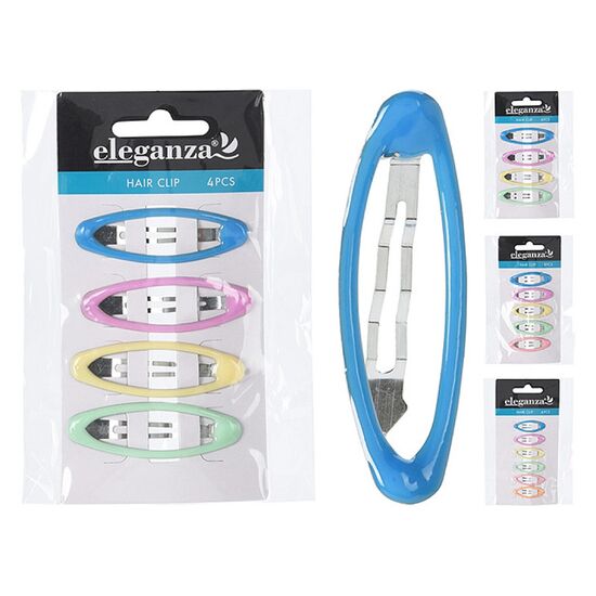 Set agrafe pentru par Eleganza Clip, 6х3.8/5х4.8/4х5.8 cm