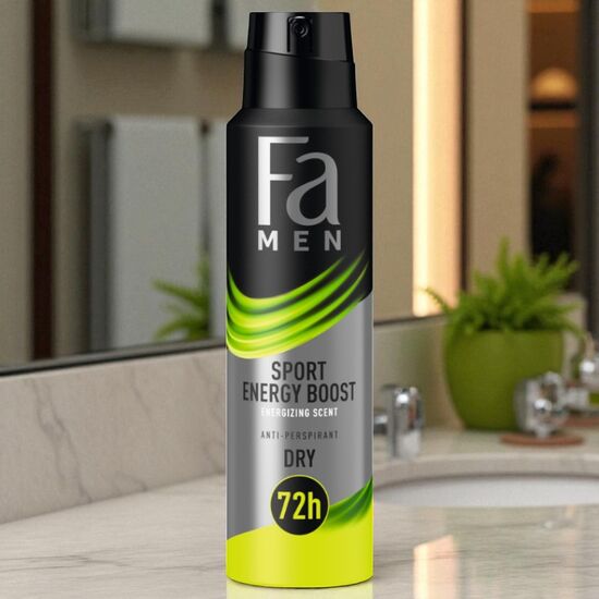 Дезодорант-спрей FA Men ENERGY BOOST, 150 мл