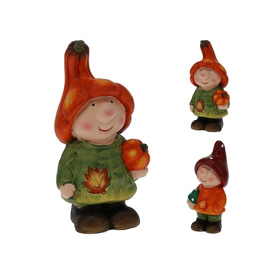 Figurina Pitic in palarie de ciuperca, 17 cm