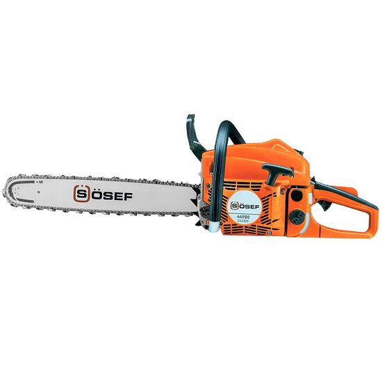 Fierăstrău cu lanț pe benzină OSEF, motor în 2 timpi, 45.1 cm³, 2.4 CP, 1.8 kW, șină 450 mm