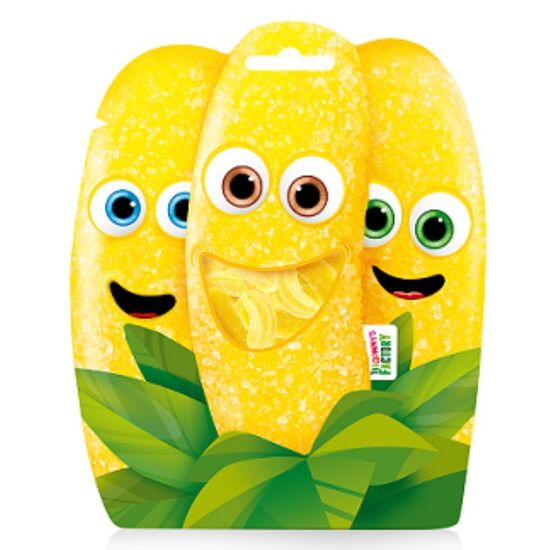 Mini bomboane gumate THE GOMMYS FACTORY cu aroma banane, 80 g