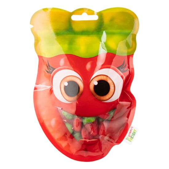 Мини жевательные конфеты THE GOMMYS FACTORY с ароматом клубники, 80 г