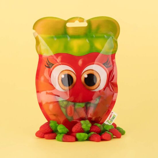 Мини жевательные конфеты THE GOMMYS FACTORY с ароматом клубники, 80 г, изображение 2