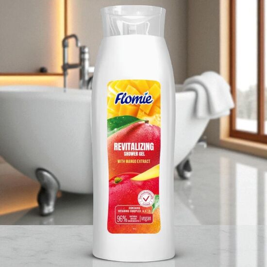 Gel de dus FLOMIE Mango, pentru femei, 750 ml