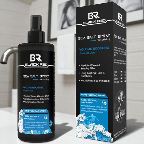 Spray cu sare de mare BLACKRED, 200 ml