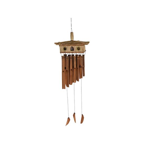 Clopoțelul de vânt H&S, bambuc, 30х12х17 cm