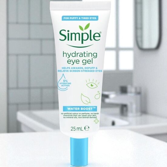 Gel SIMPLE Water boost, pentru zona din jurul ochilor, hidratant, 25 ml