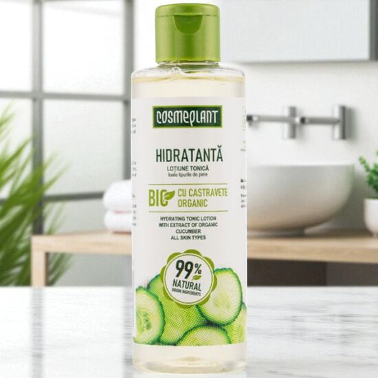 Лосьон-тоник COSMEPLANT, увлажняющий, огурец, 200 мл