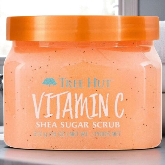 Scrub pentru corp TREE HUT, cu zahar, vitamina C, 510 g