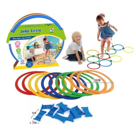 Игровой набор SHIYU TOYS Прыжки с разноцветными обручами, ZJA289564, изображение 2