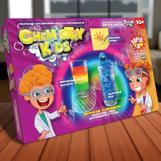 Set de experimente DANKOTOYS, CHEMISTRY KIDS ECONOM