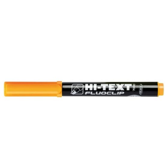 Tекстовыделитель HI-TEXT Fluoclip, оранжевый