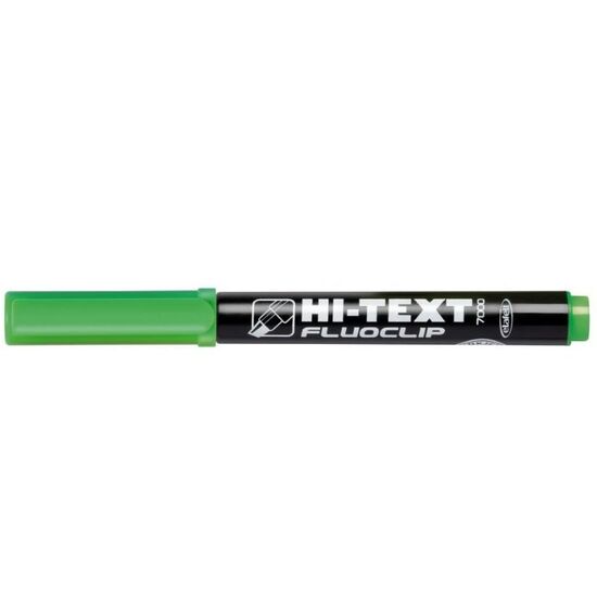Tекстовыделитель HI-TEXT Fluoclip, зеленый, изображение 2