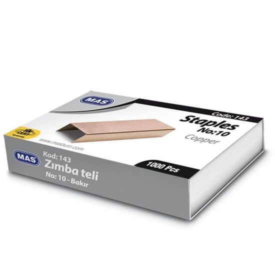 Capse pentru capsator MAS N10, cupru
