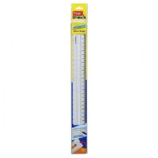 Rigla FLAIR, Plastic, 30 cm