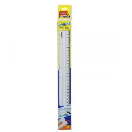 Rigla FLAIR, Plastic, 20 cm, 2 image