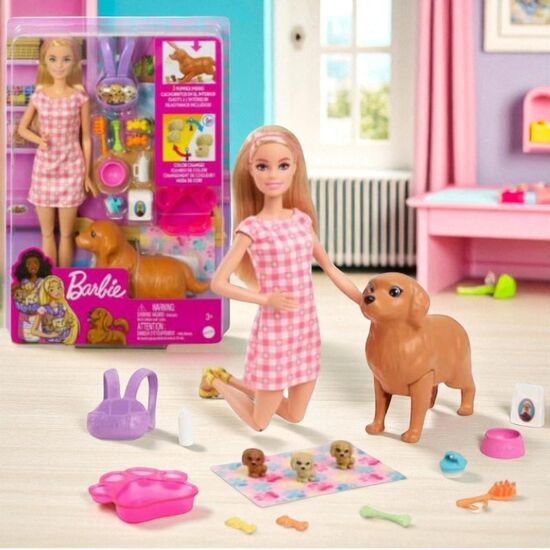 Set de joc BARBIE Catelusi nou-nascuti