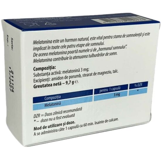 Капсулы SOPHARMACY MC Мелатонин 3 мг, 30 шт, изображение 3